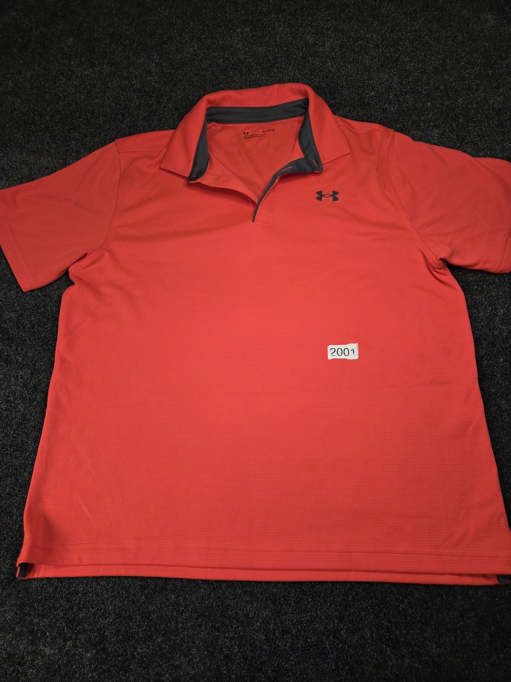 Under Armour Men’s Bright Coral Polo Performance Shirt
